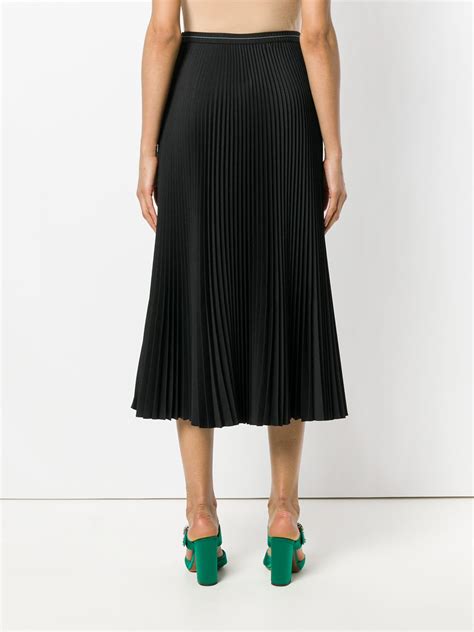 prada skirt price|prada pleated midi skirt.